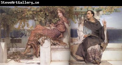 Alma-Tadema, Sir Lawrence The Conversion of Paula by Saint Jerome (mk23)